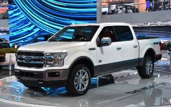 New 2018 Ford F-150 Pickup Truck displayed at NAIAS 2017